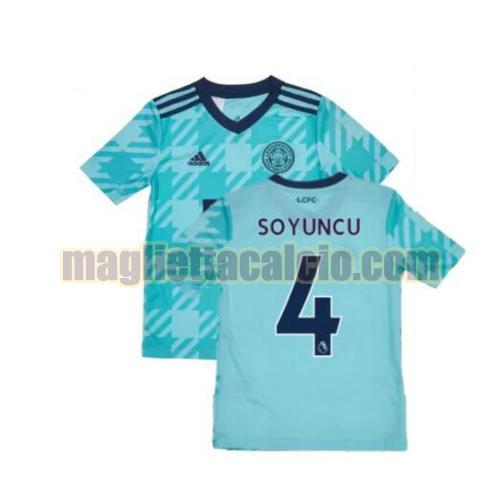 maglia soyuncu 4 leicester city uomo seconda 2021-2022