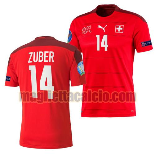 maglia steven zuber 14 svizzera uomo prima 2021-2022