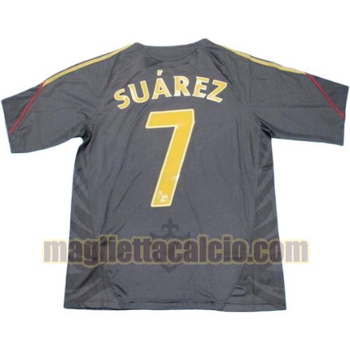 maglia suarez 7 liverpool uomo seconda divisa 2009-2010