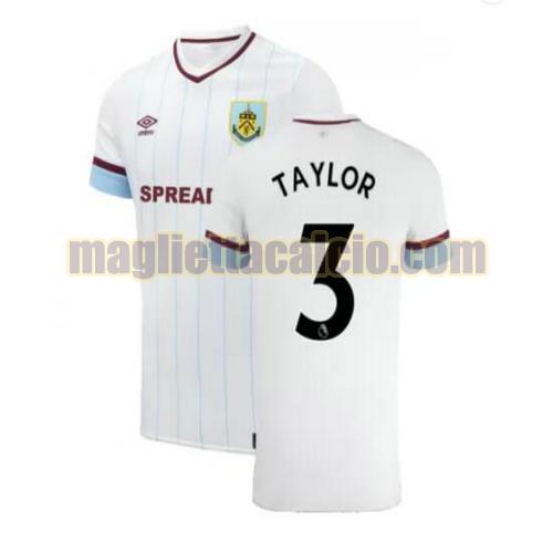 maglia taylor 3 burnley fc uomo seconda 2021-2022