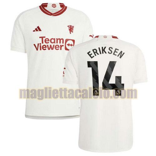 maglia terza eriksen 14 manchester united uomo 2023-2024