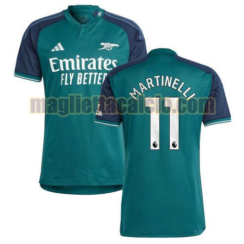 maglia terza martinelli 11 arsenal uomo 2023-2024