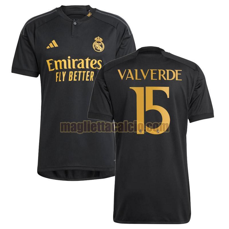 maglia terza valverde real madrid uomo 2023-2024