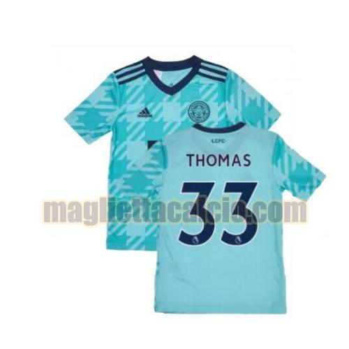 maglia thomas 33 leicester city uomo seconda 2021-2022