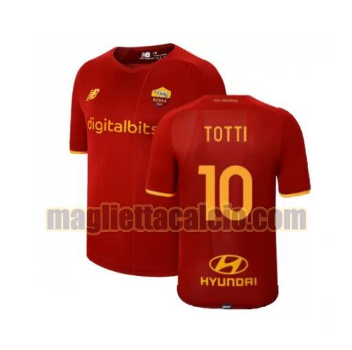 maglia totti 10 as roma uomo prima 2021-2022