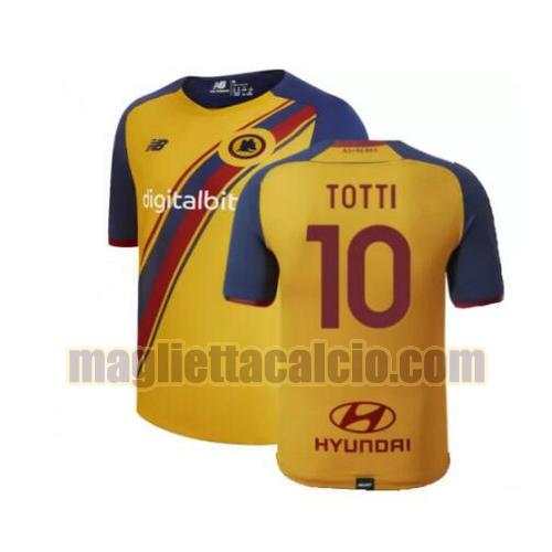 maglia totti 10 as roma uomo terza 2021-2022