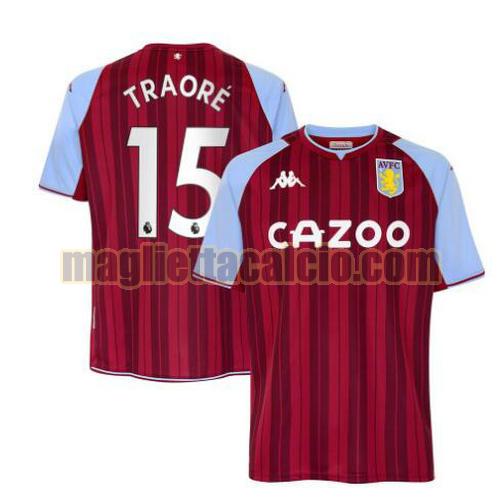 maglia traore 15 aston villa uomo prima 2021-2022