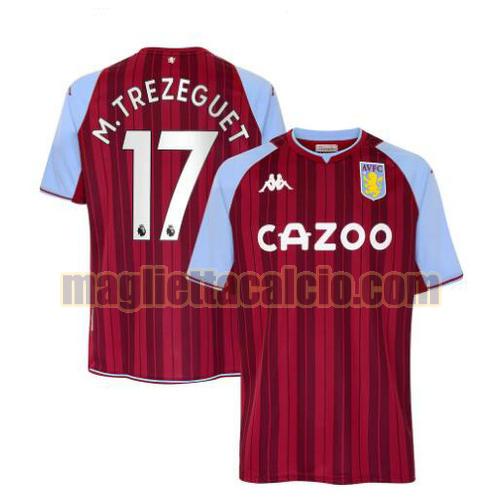 maglia trezeguet 17 aston villa uomo prima 2021-2022