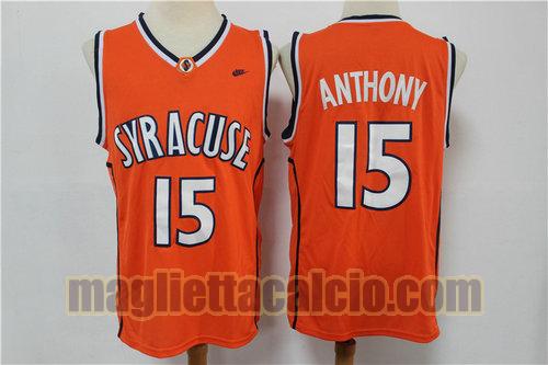 maglia uomo anthony edizione universitaria los angeles lakers arancia 15