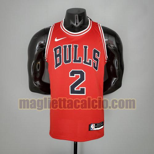 maglia uomo ball chicago bulls rosso 2