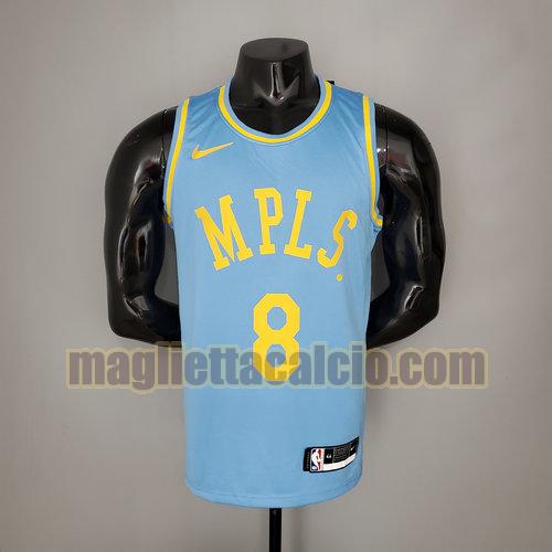 maglia uomo bryant minneapolis edizione 2021 los angeles lakers blu 8