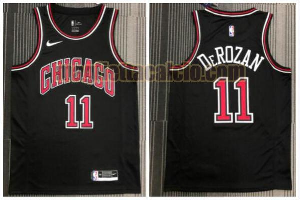 maglia uomo derozan retrò chicago bulls nero 11