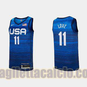 maglia uomo kevin love 2021 tokyo usa blu navy 11