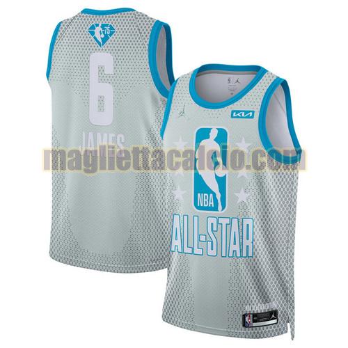 maglia uomo lebron james 2022 all star grigio 6