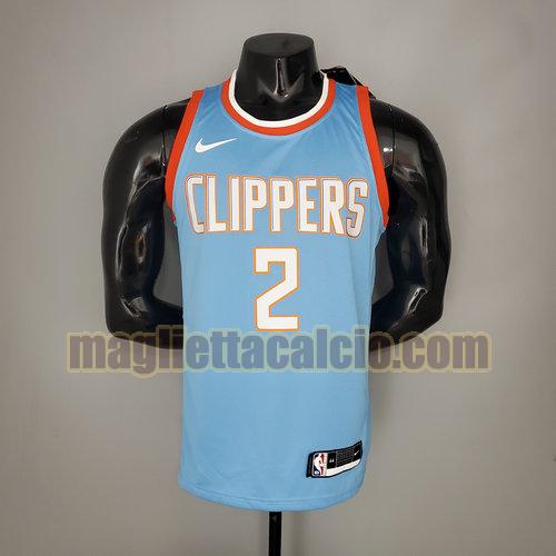 maglia uomo leonaro los angeles clippers blu 2