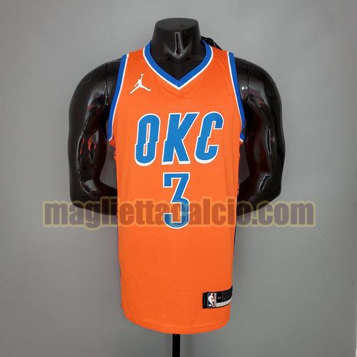 maglia uomo paul oklahoma city thunder arancia 3