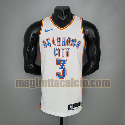 maglia uomo paul oklahoma city thunder bianco 3