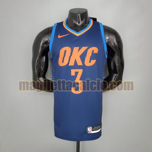 maglia uomo paul oklahoma city thunder strisce blu 3