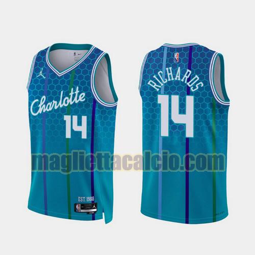 maglia uomo richards 2022 city edition 75th anniversary edition brooklyn nets blu 14