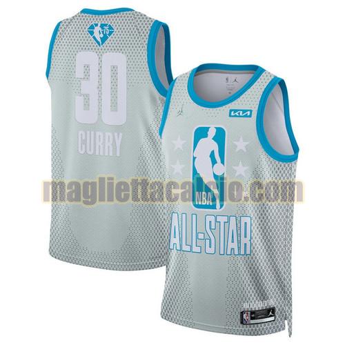 maglia uomo stephen curry 2022 all star grigio 30