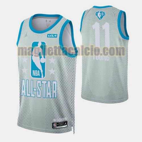 maglia uomo trae young 2022 all star grigio 11