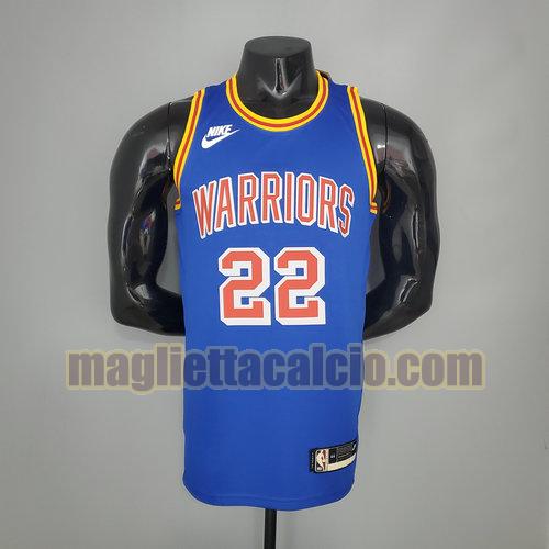 maglia uomo wiggins 75° anniversario golden state warriors blu 22