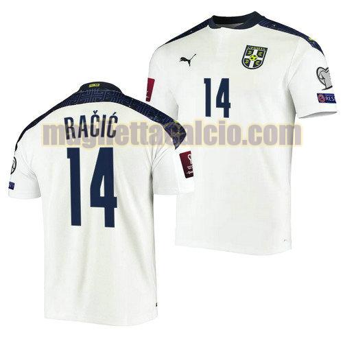 maglia uros racic 14 serbia uomo seconda 2022