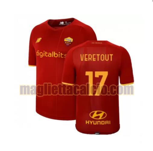 maglia veretout 17 as roma uomo prima 2021-2022