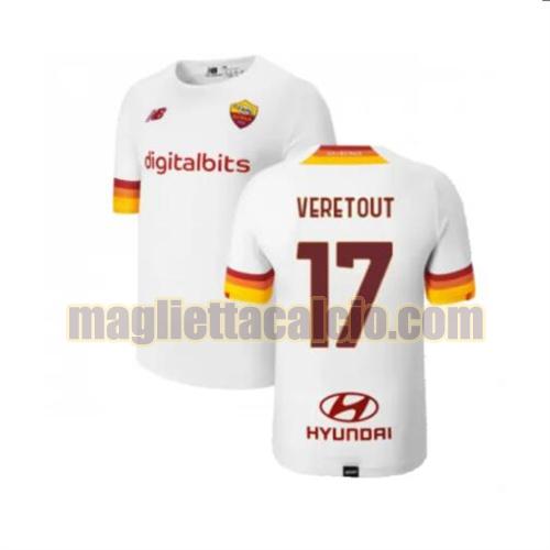 maglia veretout 17 as roma uomo seconda 2021-2022