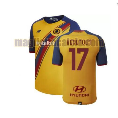 maglia veretout 17 as roma uomo terza 2021-2022