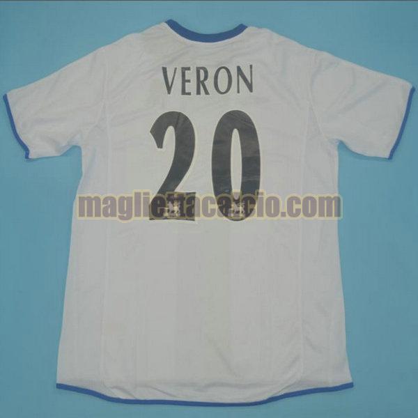 maglia veron 20 chelsea uomo bianca seconda divisa 2003-2005