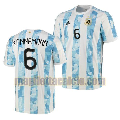 maglia walter kannemann 6 argentina uomo prima 2021-2022