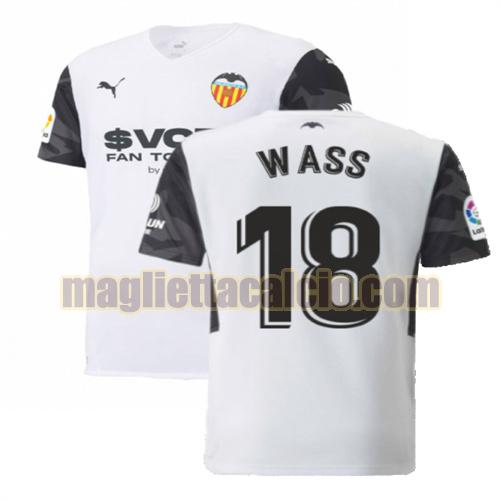 maglia wass 18 valencia uomo prima 2021-2022