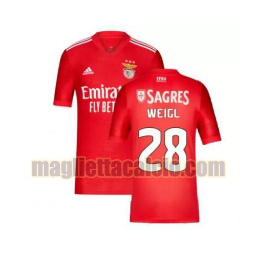 maglia weigl 28 sl benfica uomo prima 2021-2022