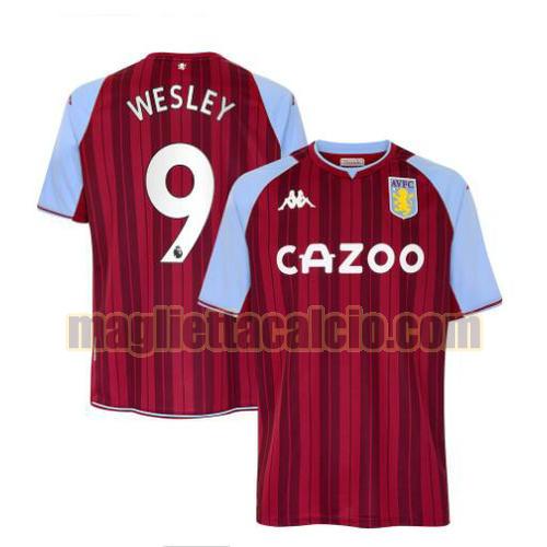 maglia wesley 9 aston villa uomo prima 2021-2022