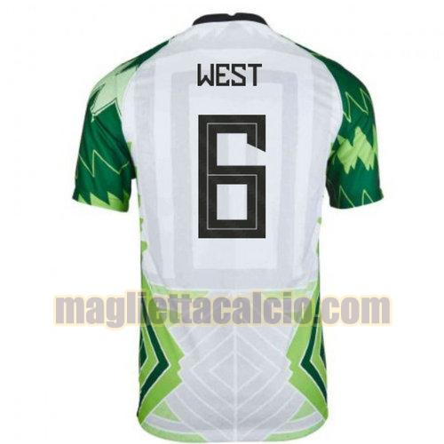 maglia west 6 nigeria uomo prima 2020-2021