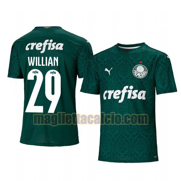 maglia willian 29 palmeiras uomo prima 2020-2021