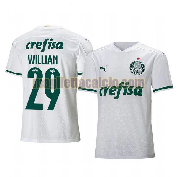 maglia willian 29 palmeiras uomo seconda 2020-2021