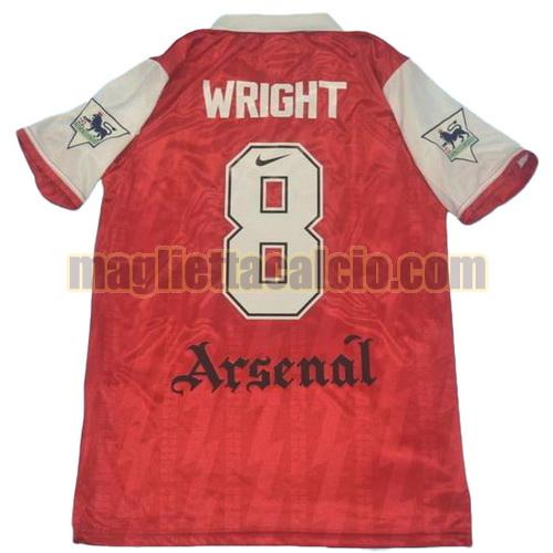 maglia wright 8 arsenal uomo prima divisa 1994