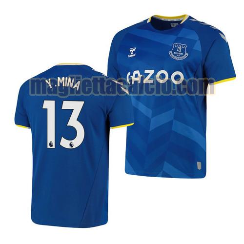 maglia yerry mina 13 everton uomo prima 2021-2022