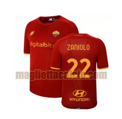 maglia zaniolo 22 as roma uomo prima 2021-2022