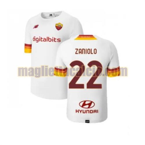 maglia zaniolo 22 as roma uomo seconda 2021-2022