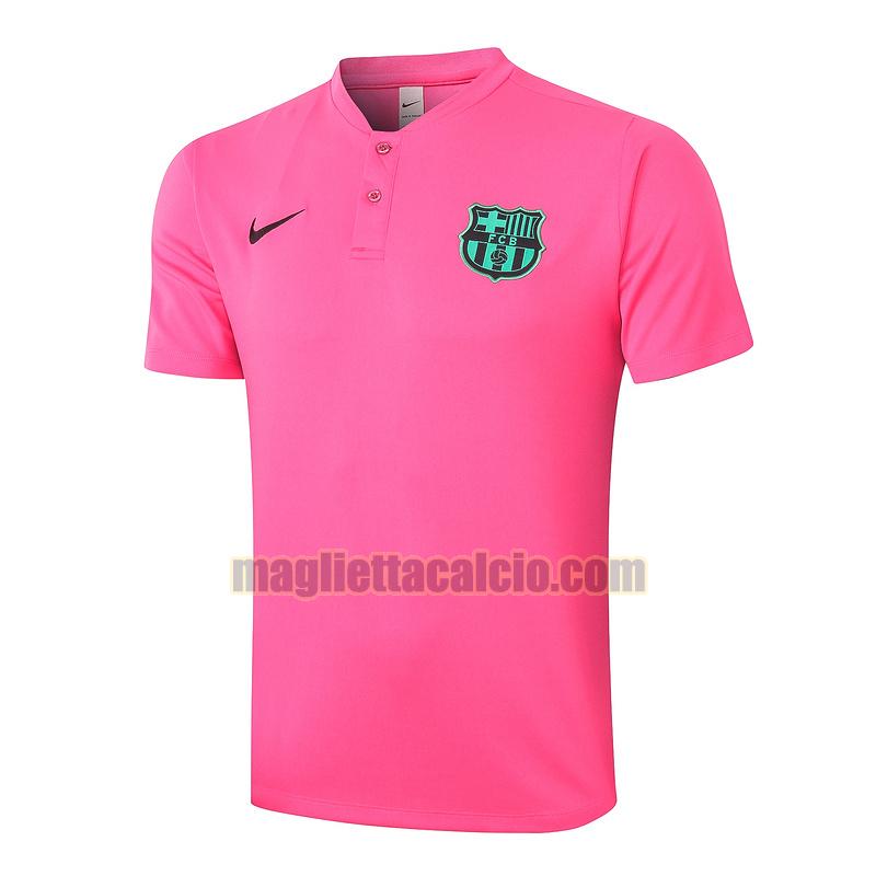 magliette polo calcio barcellona uomo rosso 2020-2021