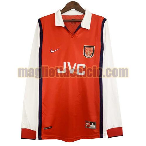 manica lunga maglia prima arsenal uomo 1998-1999