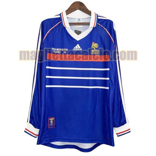 manica lunga maglia prima francia uomo 1998