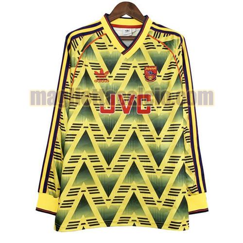 manica lunga maglia seconda arsenal uomo 1991-1993