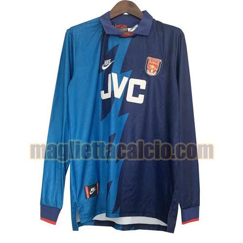 manica lunga maglia seconda arsenal uomo 1995-1996