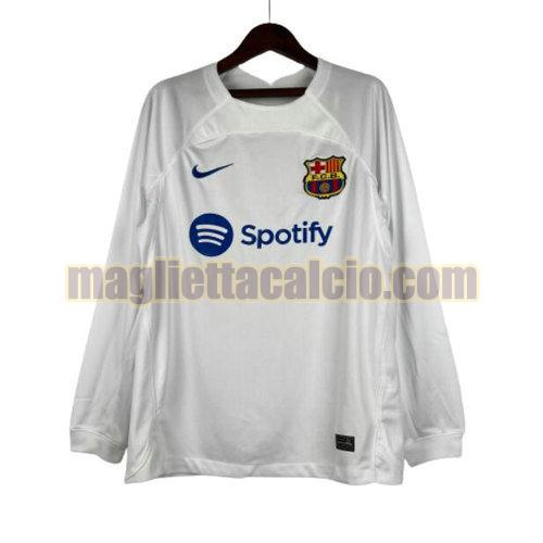 manica lunga maglia seconda barcellona uomo 2023-2024