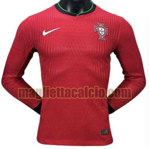 manica lunga player version maglia prima portogallo uomo 2024