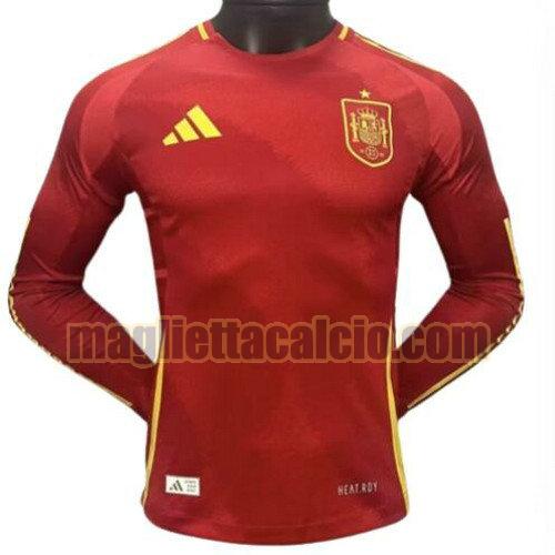 manica lunga player version maglia prima spagna uomo 2024